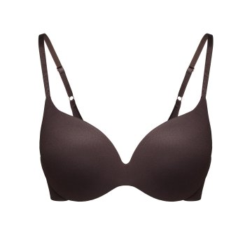 Push-up modrček Cleary Esotiq | Temno rjava 65D