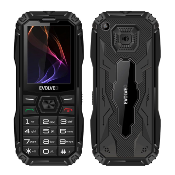 Evolveo MaxPhone A1 telefon na tipke za starejše - črn