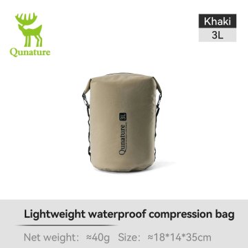 KJB Najlonska torba za kolesarski prtljažnik, 3 l, kaki, brez nosilca