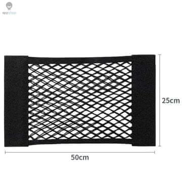 KJB Mrežasti žep za organizacijo avtomobilske notranjosti, 50 x 25cm