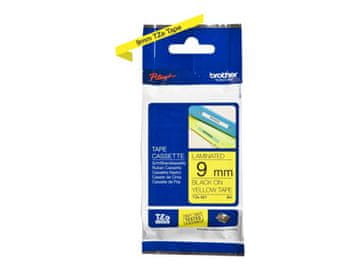 Brother P-Touch TZE-621 black on yellow 9mm