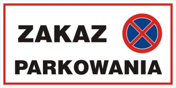 EK 20*40 TABLETNA TABLICA BREZ PARKIRANJA - ZAVEZEK TBI-9999