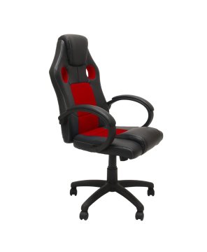 Topeshop VRTLJIV STOL ENZO RDEČ ČRN