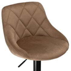 EH Barski stol Cydro Black Mokka Velvet