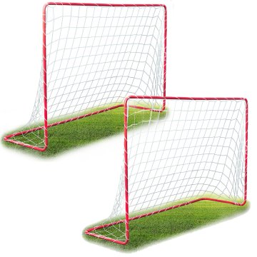 Veliki nogometni goli Neo-Sport, komplet 2 kosov, 183 x 122 x 61 cm
