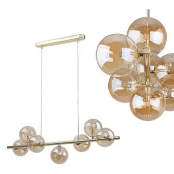 TK Lighting VISEČA SVETILKA ESTERA ZLATA 5668