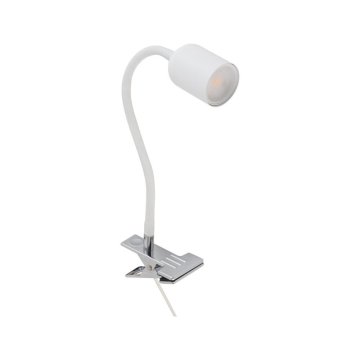 TK Lighting Namizna svetilka TOP WHITE 4559 s sponko
