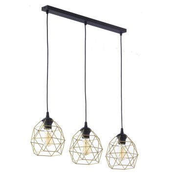 TK Lighting Viseča svetilka GALAXY ČRNO/ZLATO 3459