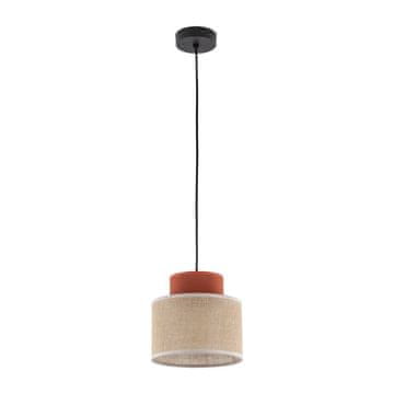 TK Lighting Viseča svetilka DUO JUTA RJAVA 3139