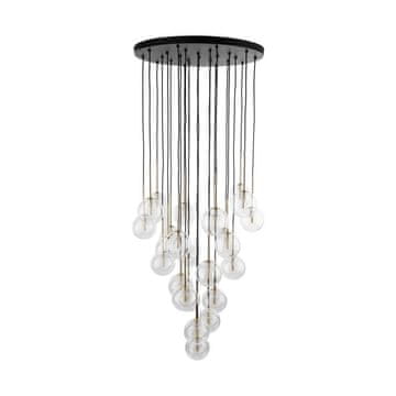 TK Lighting Viseča svetilka NILOS BLACK GOLD 10099