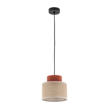 TK Lighting Viseča svetilka DUO JUTA RJAVA 2785