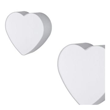 TK Lighting Otroška stropna svetilka v obliki srca HEART GRAY 5923