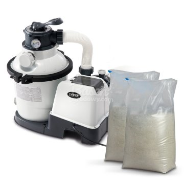 Intex Črpalka s peščenim filtrom 12000 l/h 26652 + 50 kg peska