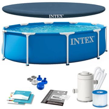 Intex Vrtni bazen z okvirjem 305 x 76 cm 10 v 1 28202ND