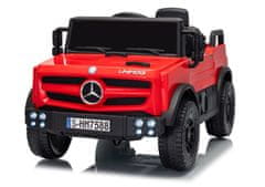 AUTONA LEAN CARS Mercedes Unimog HM7588 Akumulatorski avto, 6V 4Ah, rdeč
