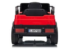 AUTONA LEAN CARS Mercedes Unimog HM7588 Akumulatorski avto, 6V 4Ah, rdeč