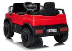 AUTONA LEAN CARS Mercedes Unimog HM7588 Akumulatorski avto, 6V 4Ah, rdeč