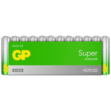 slomart GP Super Alkaline AAA/LR03 baterije, 12 kos
