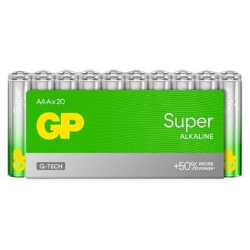 slomart GP Super Alkaline AAA/LR03 baterije, 20 kos