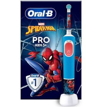Northix Električna zobna ščetka Vitality Pro Kids Spiderman HBOX