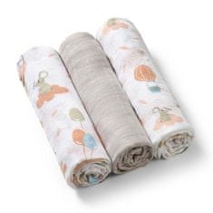 BabyOno Bambusove plenice 3 kosi - sive