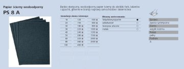 KLINGSPOR K. BRUSNI PAPIR NA VODNI OSNOVI P1200 PS8A/50 kosov