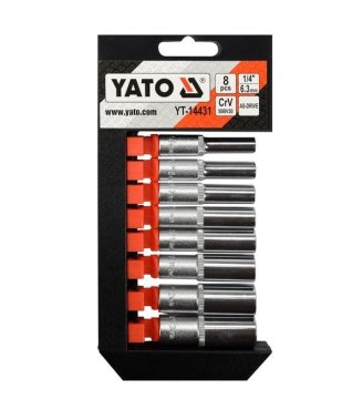 TOYA YATO KOMPLET NASADNIH KLJUČEV 1/4" 8-delni 14431