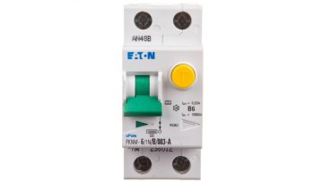 Eaton Diferencialno odklopno stikalo 2P 6A B 0,03A tip A PKNM 6/1N/B/003-A-MW 236012