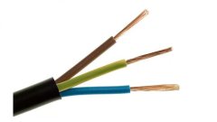Zamel Ohišje kabla H03VV-F (OMY) 3x0,75 črno 300/300V /100m/