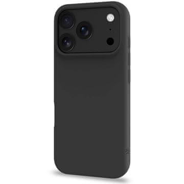 Celly Mehak gumijast ovitek za iPhone 18/17 Pro – črn, svilnat zaključek