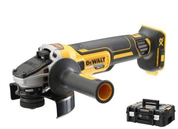 DEWALT KOTNI BRUSILNIK 18V DCG405NT 125 mm ČRNI DRSNIČNI POGON
