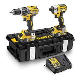 DEWALT KOMPLET 18V DCK266P2 (DCD796, DCF887) 2x5,0 Ah VZDRŽLJIV SISTEM