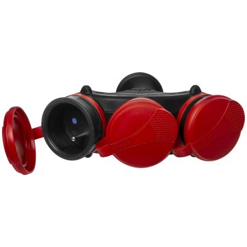 awtools Trojni razdelilnik z zaklopkami Extreme IP54 16A