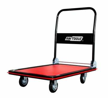 awtools 4-kolesni skladiščni voziček 300 kg platforma 90x60 cm
