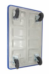 awtools 4-kolesni skladiščni voziček s platformo 150 kg 73x47 cm