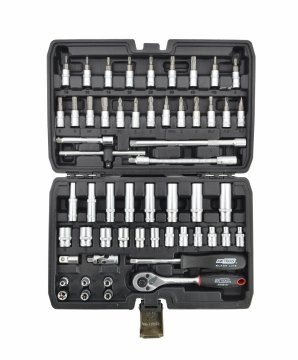 awtools komplet ključev 1/4", 56 kosov