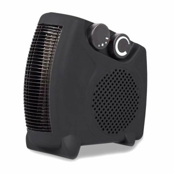 Volteno 1000W 2000W stoječi/ležeči grelnik z ventilatorjem črne barve