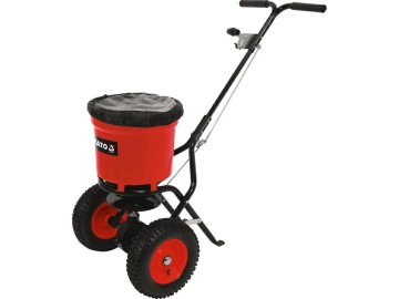 YATO 25 kg rotacijski vrtni trosilnik za travo, gnojila, pesek, semena, sol