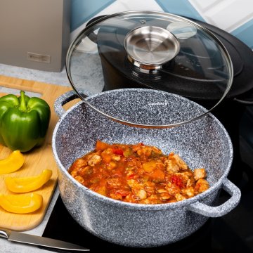 KLAUSBERG marmorni lonec 20 cm 2,3 l indukcija z dozirnikom arome
