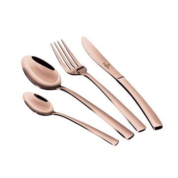 Berlingerhaus 24-delni komplet jedilnega pribora, sijoč Rose Gold BH2637
