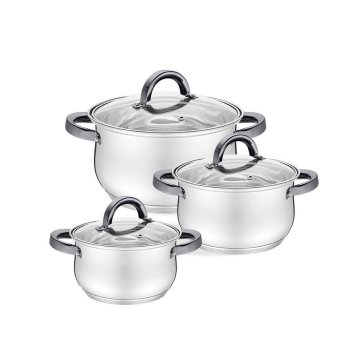 MAESTRO 6-delni komplet posode 1,8 l 2,5 l 3,5 l MR35226MBLACK