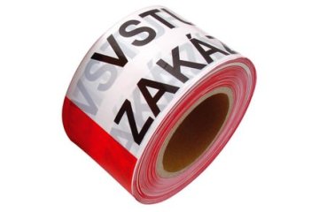 Enpro Opozorilni trak 720270 Warning tape ENTRY PROHIBITED, 80 mm x 250 m