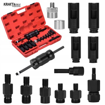 Kraft&Dele Komplet snemalnikov injektorjev, 14 kosov, 30-100 mm, M14, DIESEL, BOSCH, DELPHI