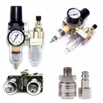 Kraft&Dele Reduktor tlaka z odtočnikom in mazalko 1/2" KD1496