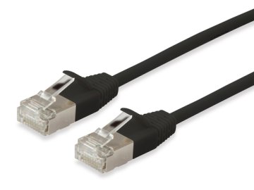 Equip Omrežni kabel 606125 črne barve, 2 m, Cat6a F/FTP (FFTP)