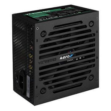 Aerocool Napajalni modul VX PLUS 600 600 W 20+4-pinski ATX ATX črne barve