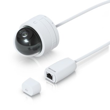 Ubiquiti - Ultrakompaktna, odporna 2K HD PoE kamera z nočnim vidom za diskreten nadzor v zaprtih prostorih. Črna., UVC-G5-DOME-ULTRA-B