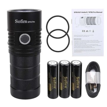 KJB Polnilna LED svetilka SP36 Pro, 8000 lm, z baterijami, 6000–6500 K