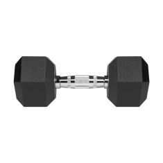 Rebel Litoželezne gumirane uteži HEX 2x10kg šesterokotni komplet 20kg SOLID