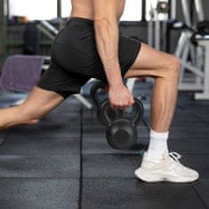 Rebel Utež iz litega železa kettlebell 6 kg za vadbo